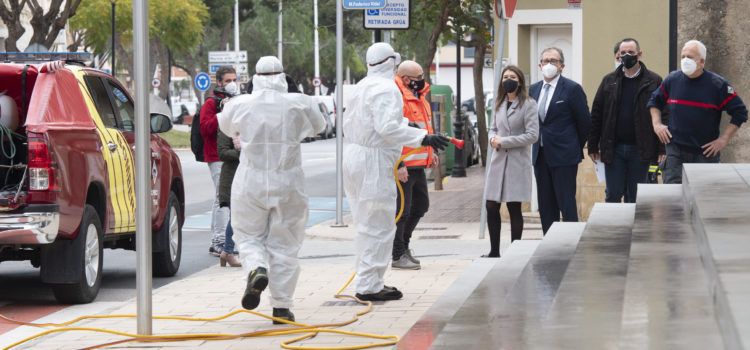 José Martí posa en valor les prop de 700 accions de desinfecció del Consorci de Bombers per a ajudar els municipis a fer front a la Covid-19