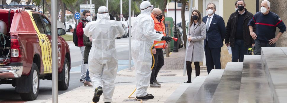 José Martí posa en valor les prop de 700 accions de desinfecció del Consorci de Bombers per a ajudar els municipis a fer front a la Covid-19