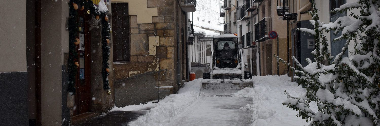 Finalitzen les actuacions en els desperfectes que la neu va causar a Morella