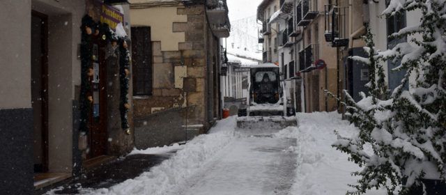 Finalitzen les actuacions en els desperfectes que la neu va causar a Morella