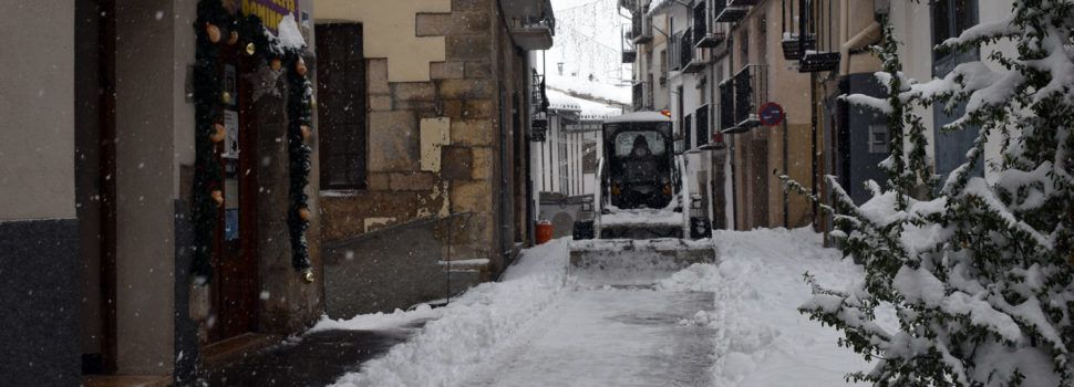 Finalitzen les actuacions en els desperfectes que la neu va causar a Morella