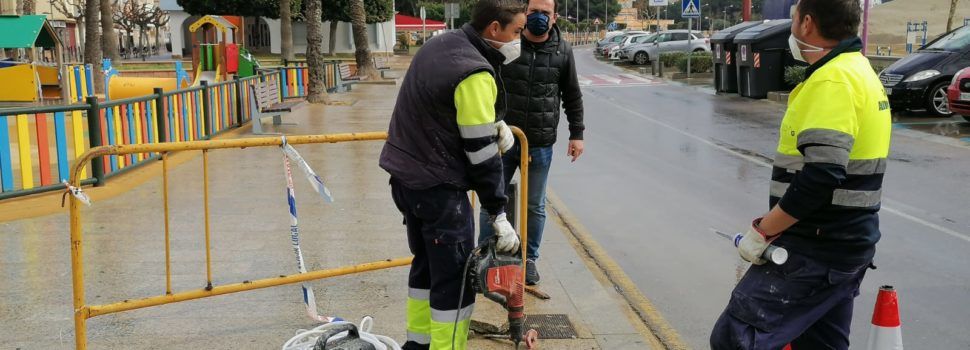 Peníscola millora l’enllumenat públic en la zona de Platja Sud