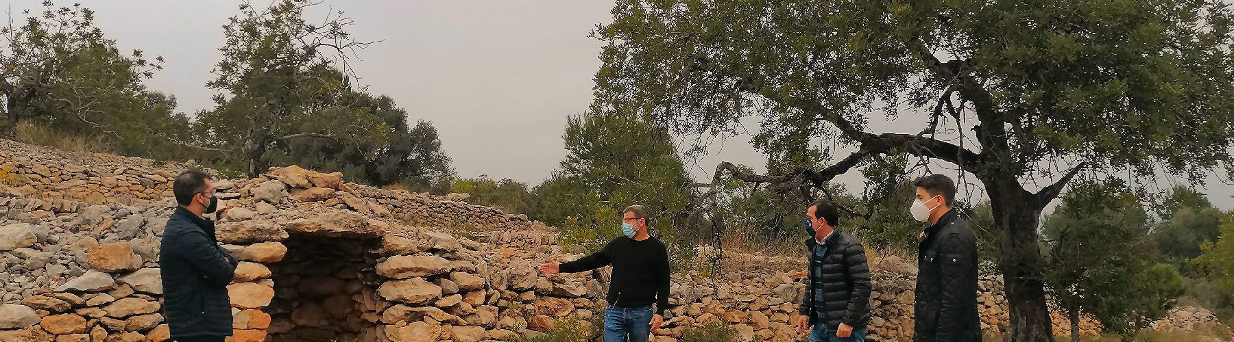 Peníscola elabora un catàleg dels béns de pedra en sec en el seu terme municipal