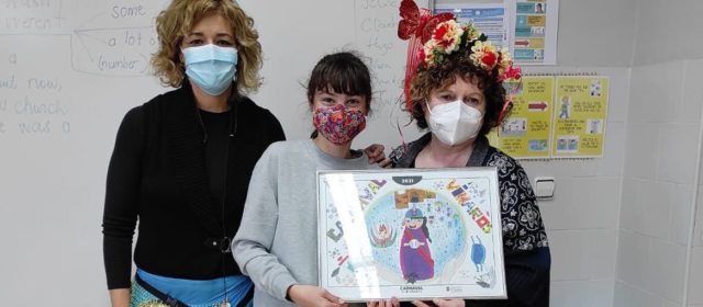 Àfrica Casanova Morales, del CEIP Sant Sebastià, guanya el concurs de dibuix del Carnaval de Vinaròs