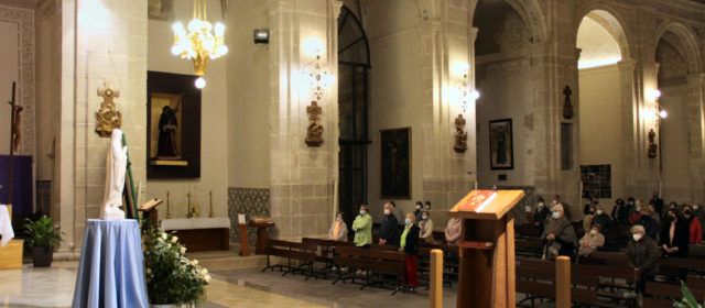 Vinaròs celebró el día de N.S. de Lourdes sin procesión de las velas