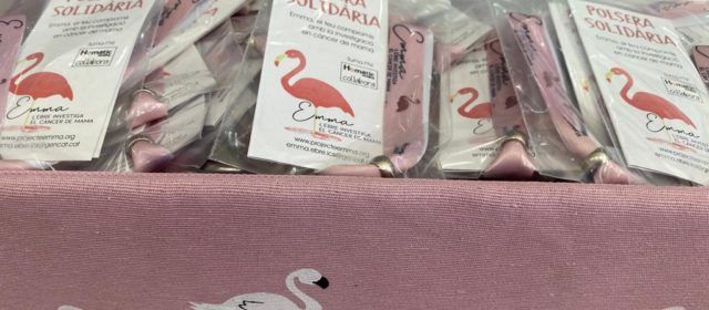 La Diputació adquireix 1.200 polseres solidàries per col·laborar amb el Projecte Emma de recerca contra el càncer de mama