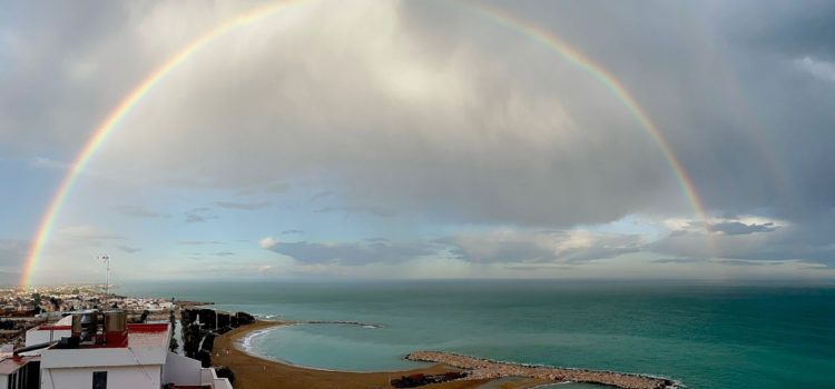 Fotos: L’arc de Sant Martí, en un dilluns de febrer