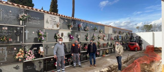Treballs de millora al Cementeri Municipal de Benicarló