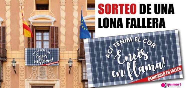 Sortegen una lona fallera