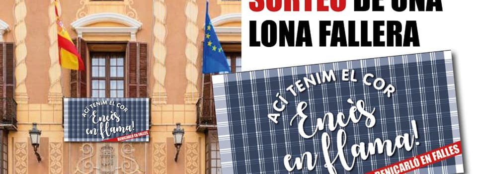 Sortegen una lona fallera
