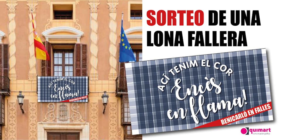 Sortegen una lona fallera