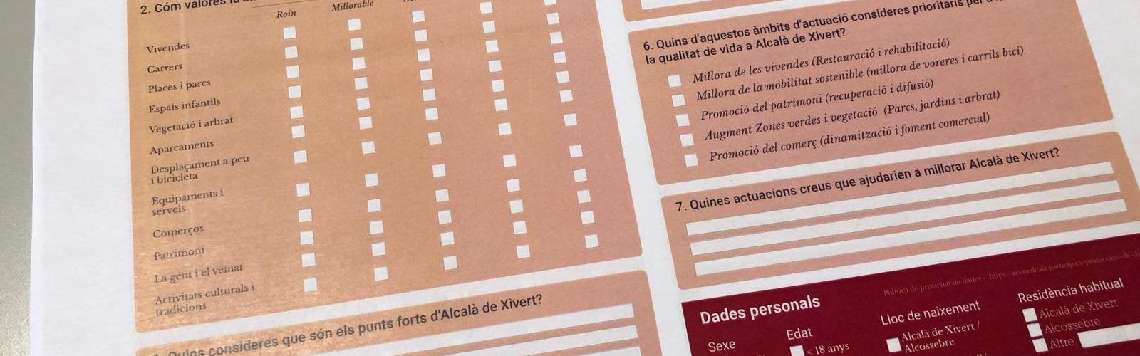 Comença el procés de participació ciutadana del Pla de Revitalització Integral- REVIU Alcalà de Xivert