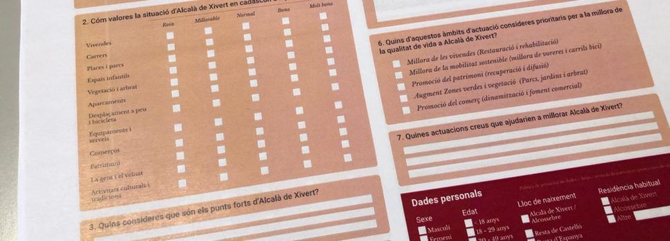 Comença el procés de participació ciutadana del Pla de Revitalització Integral- REVIU Alcalà de Xivert