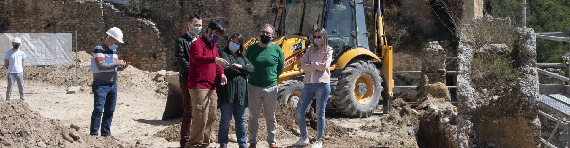La Diputació de Castelló inverteix 40.000 euros en la rehabilitació de la muralla de l’Albacar del castell de Xivert