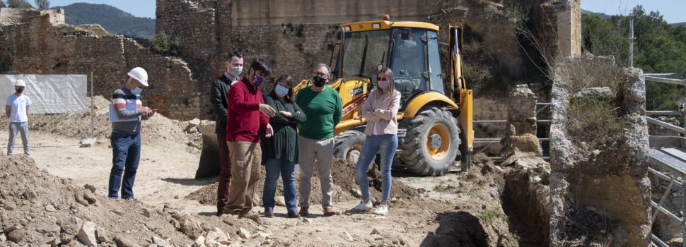 La Diputació de Castelló inverteix 40.000 euros en la rehabilitació de la muralla de l’Albacar del castell de Xivert