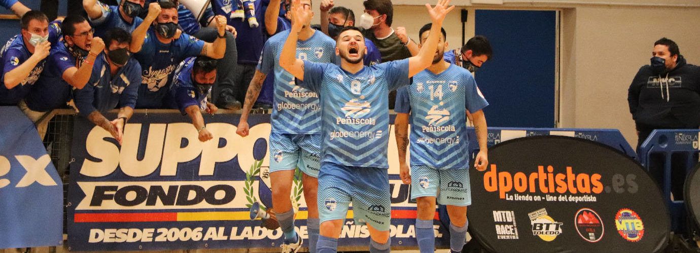 El Peñíscola Globeenergy se reencuentra con la victoria y tumba al Inter 4-3