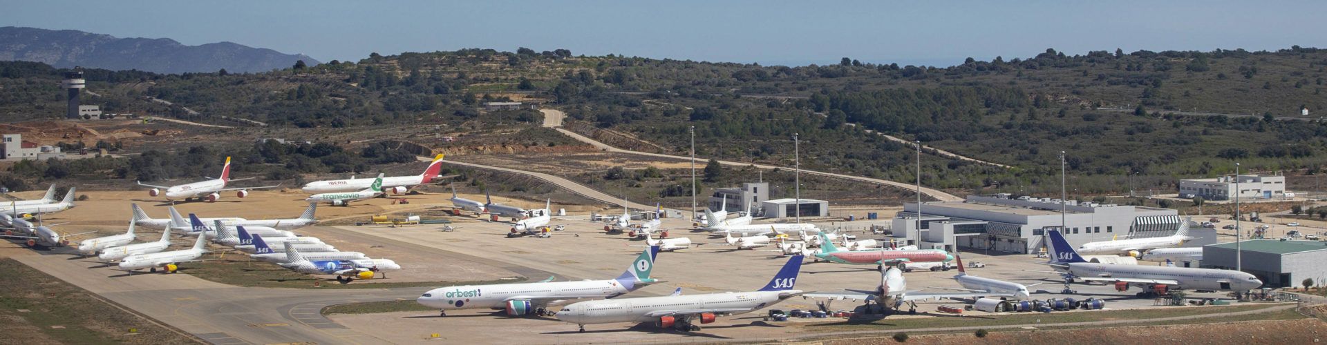 El aeropuerto de Castellón amplía su capacidad de acogida de aviones tras activar nuevas zonas de expansión