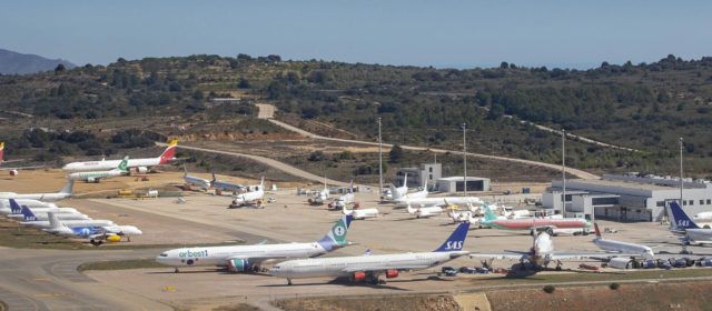 El aeropuerto de Castellón amplía su capacidad de acogida de aviones tras activar nuevas zonas de expansión