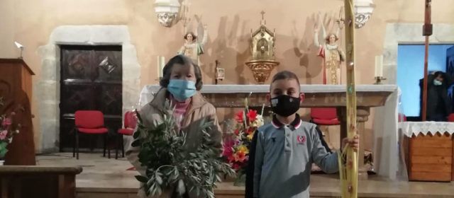 Dia de la Palma a Vallibona amb la més vella i el més jove