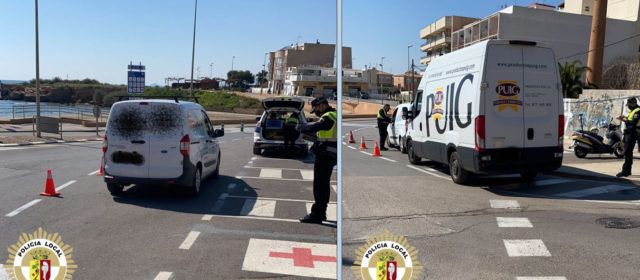 Campanya de vigilància a Vinaròs sobre el cinturó de seguretat