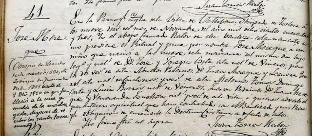Josep Messeguer i Costa, entre Vallibona i Vinaròs