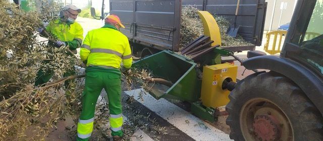 Vinaròs inicia proves pilot per convertir les restes de poda en adob