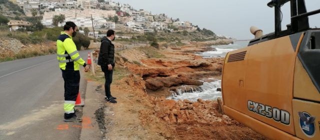 Comencen els treballs en el litoral de Peníscola per a la reconstrucció dels seus accessos a la zona sud