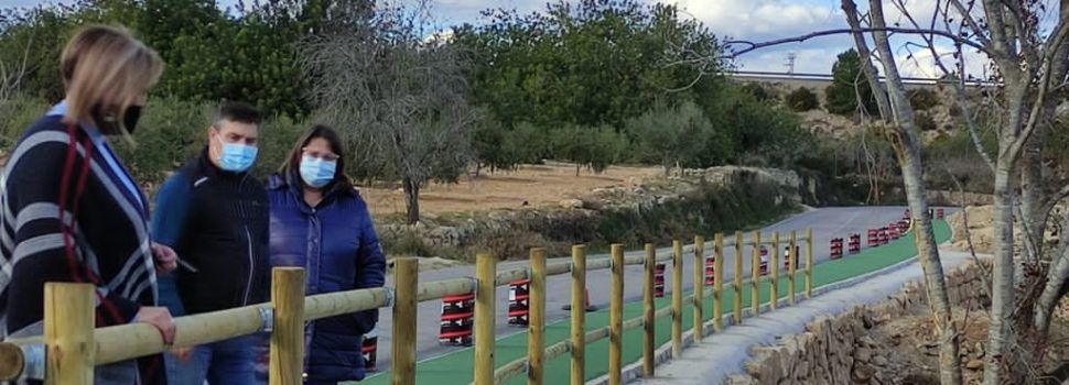 Finalitzen els treballs del nou carril cicloturista al vial Càlig-Peníscola