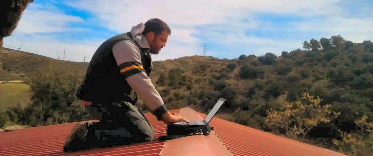 El tejado: despacho con conexión a internet