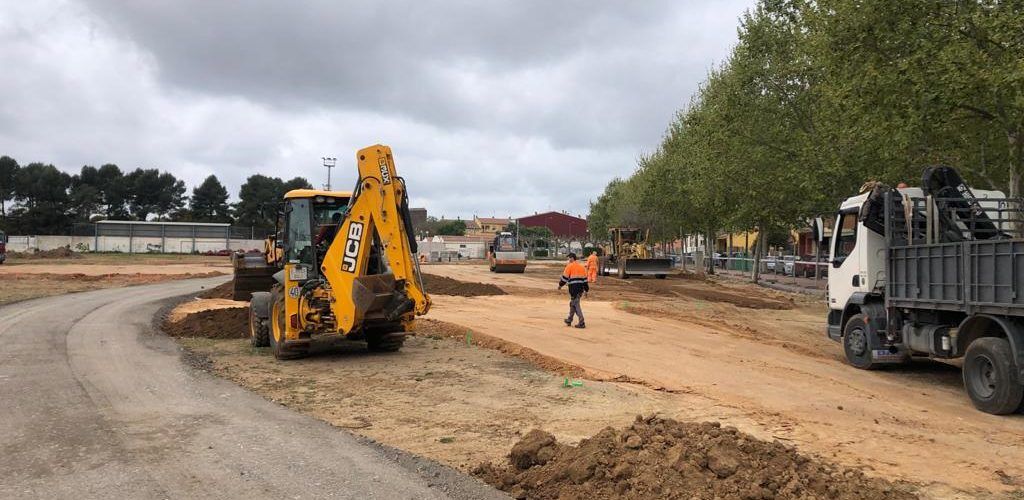 Avancen les obres del nou parc i zona verda d’Alcalà de Xivert