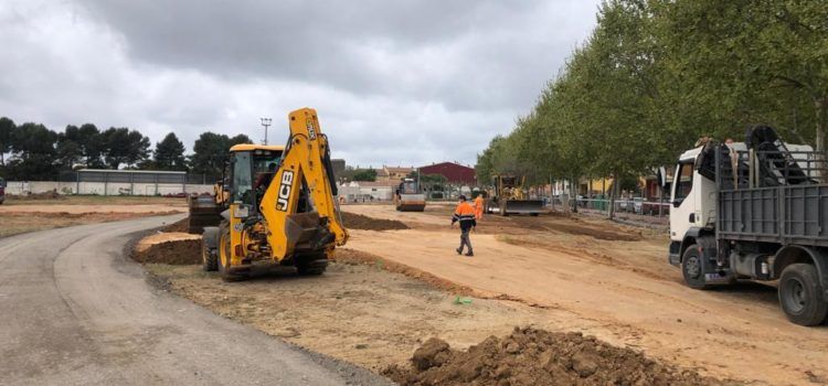 Avancen les obres del nou parc i zona verda d’Alcalà de Xivert