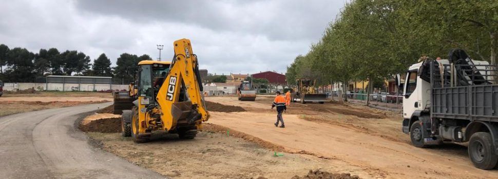 Avancen les obres del nou parc i zona verda d’Alcalà de Xivert