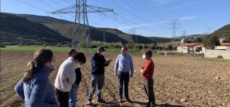 Blanch (PSPV-PSOE) visita les zones afectades per la MAT de Forestalia per recollir reivindicacions de la ciutadania i alcaldes