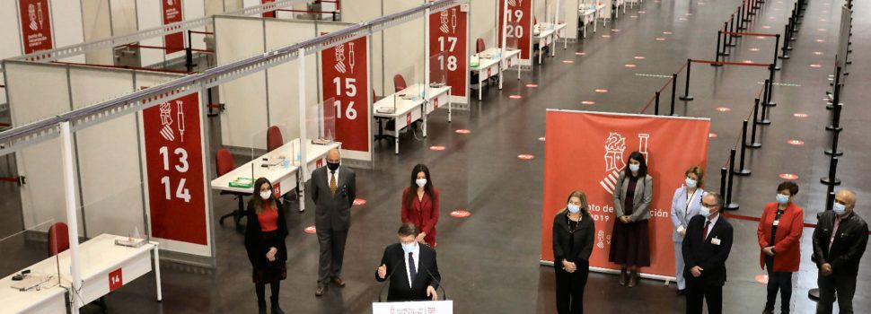 Ximo Puig anuncia que la Comunitat Valenciana recibirá la próxima semana 401.400 dosis de vacunas contra la COVID-19