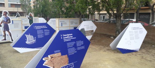 Exposició sobre l’origen de l’alfabet amb motiu de Sant Jordi