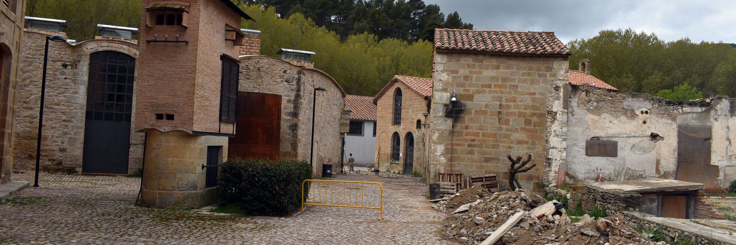 Recta final en les actuacions d’urbanització a la Fàbrica Giner de Morella