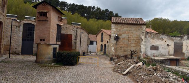 Recta final en les actuacions d’urbanització a la Fàbrica Giner de Morella