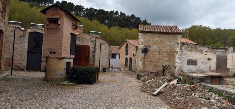 Recta final en les actuacions d’urbanització a la Fàbrica Giner de Morella