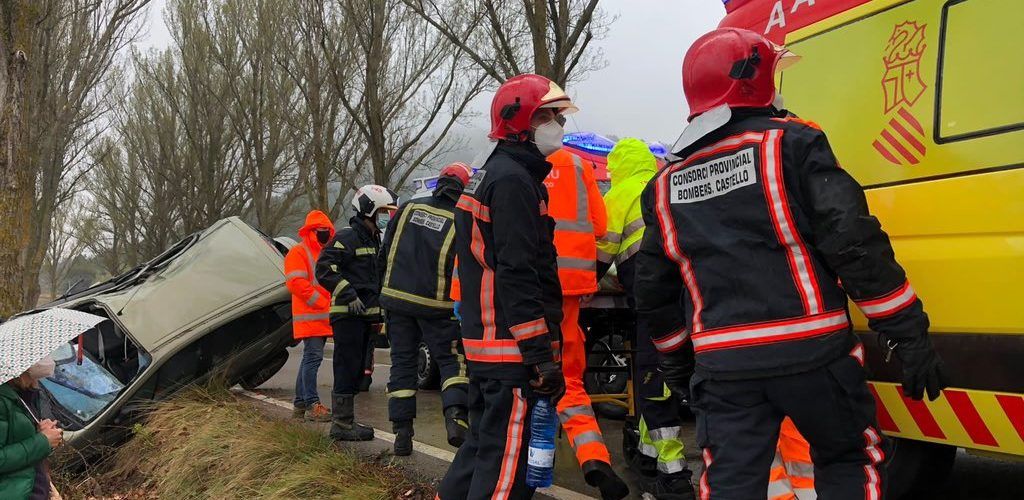 Accidente en el término municipal de Vilafranca