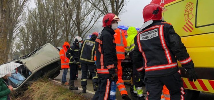 Accidente en el término municipal de Vilafranca