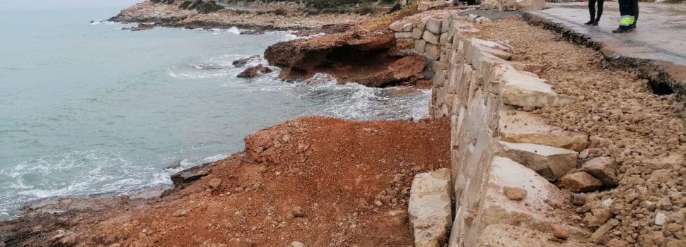 Avanzan las obras en costa sur de Peñíscola con previsión de finalizarse en mayo