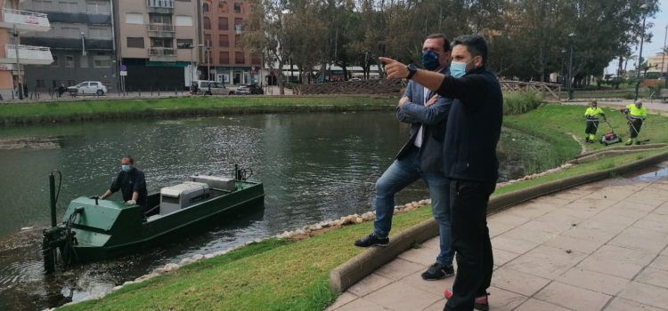 Peníscola avança en les tasques rutinàries de neteja de l’Ullal de l’Estany
