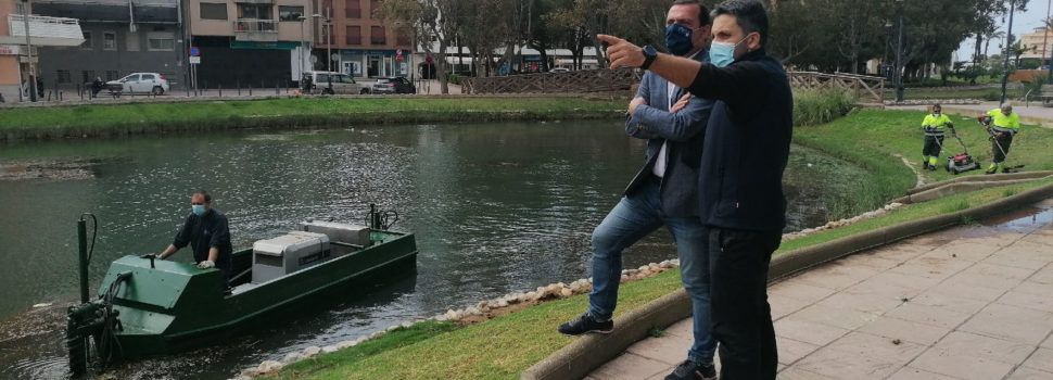 Peníscola avança en les tasques rutinàries de neteja de l’Ullal de l’Estany