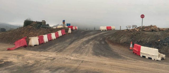 Vallibona protesta per l’estat actual de l’accés a la carretera