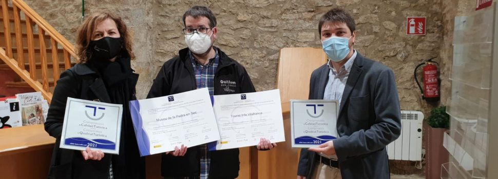 Vilafranca entrega els certificats de qualitat SICTED