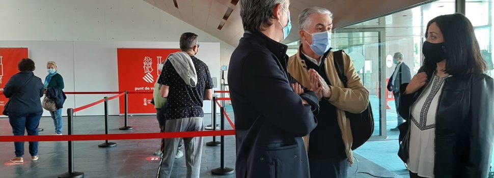 Barceló: “El proceso de vacunación a toda la población de la Comunitat Valenciana está transcurriendo a buen ritmo y de forma ágil”