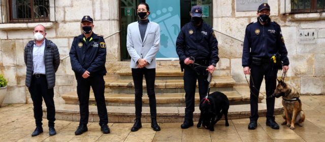 La Policia Local de Vinaròs presenta la nova unitat canina