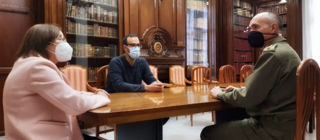 L’alcaldessa de Benicarló ha rebut avui la visita del subdelegat de Defensa a Castelló