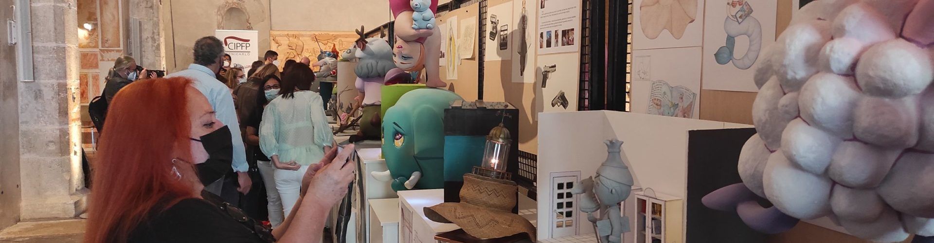 Exposició a Benicarló d’alumnes del Cicle Formatiu d’Artistes Fallers i Escenografia del CIPFP
