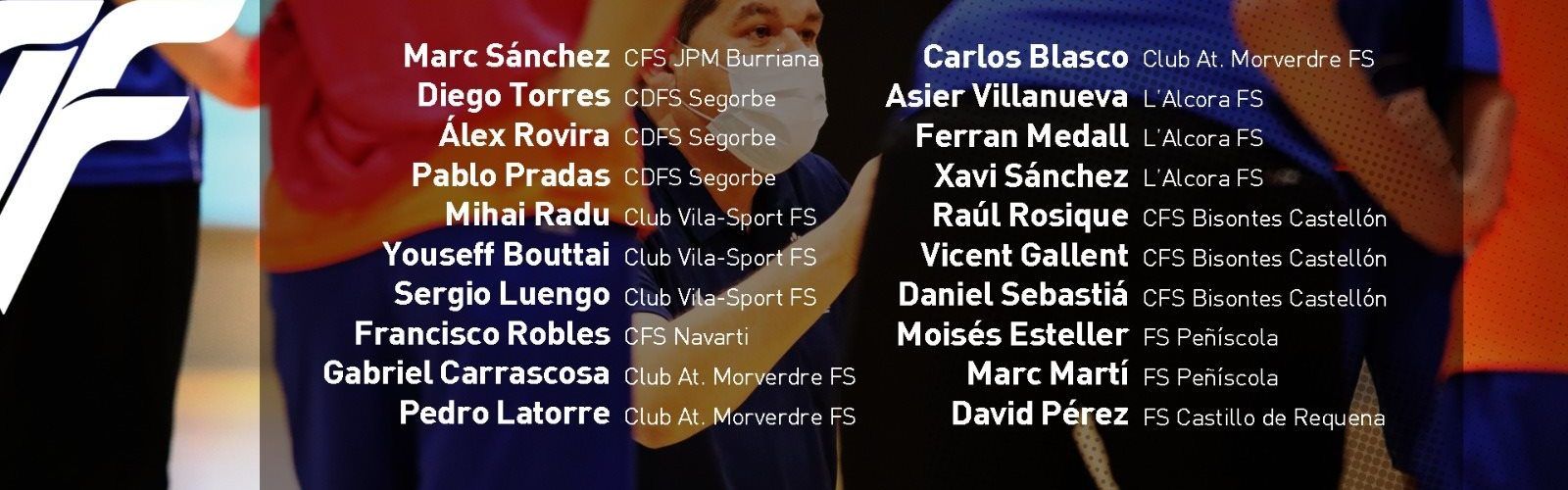 Dos jugadores del Peñíscola Fútbol Sala, convocados por la Selección Valenciana sub16